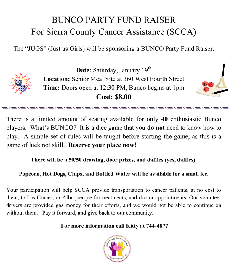 SCCA fund raiser January 2013