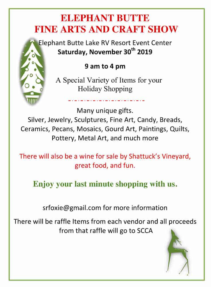 elephant butte fine art and craft show 2019